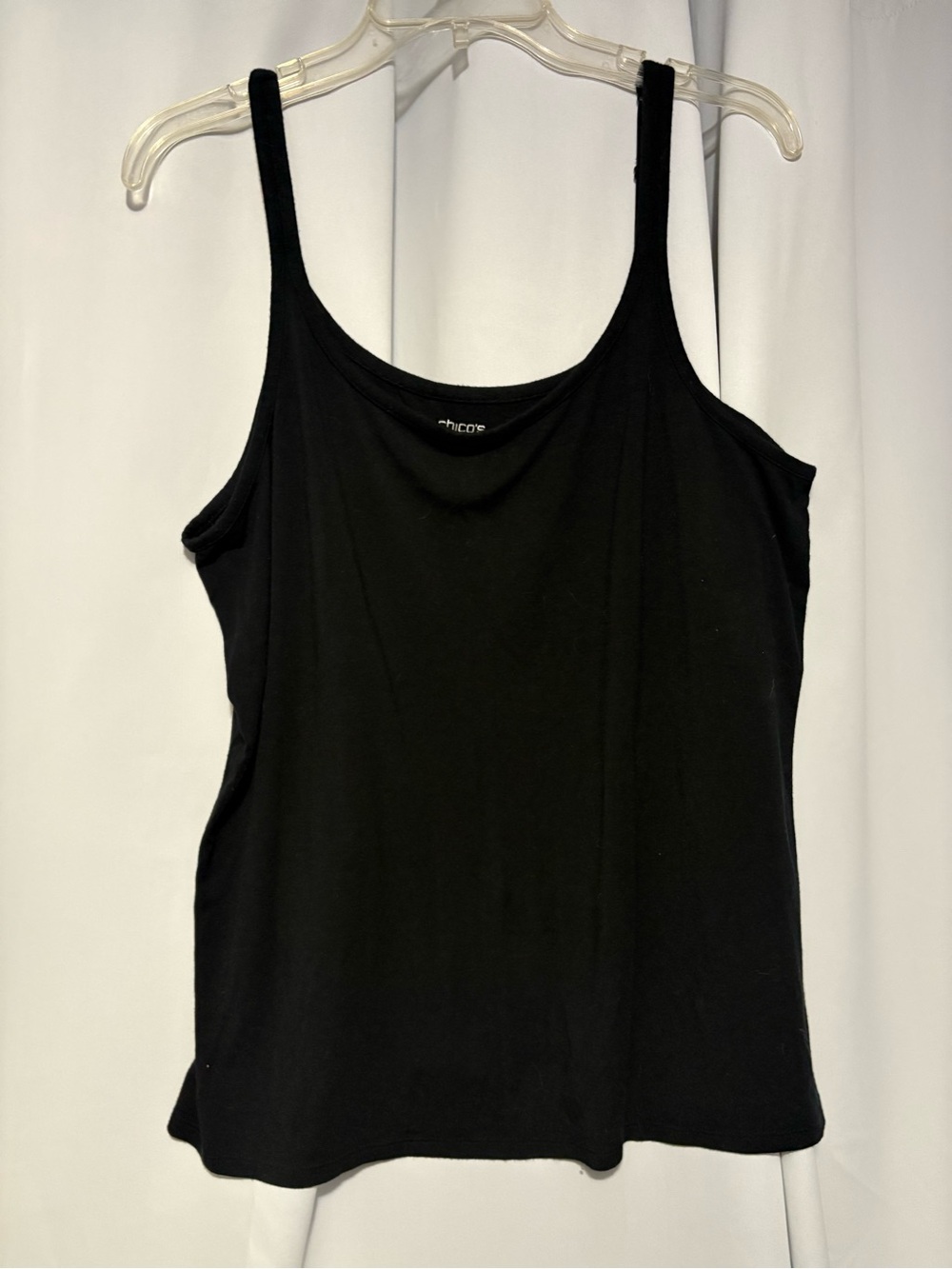 Chico's Black Scoop Neck Tank